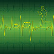 green healthy beat background