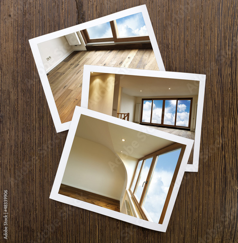 Photo: Polaroid-Wooden Floor and windows Boards Polaroid-Wooden Floor and windows Boards