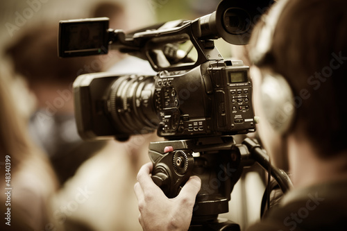 Photo: news shooting news shooting