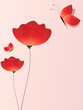 Floral background with flowers