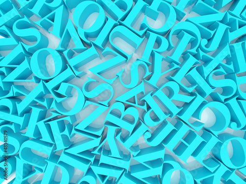 Illustration: Background of alphabets Background of alphabets