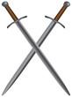 Set of medieval swords