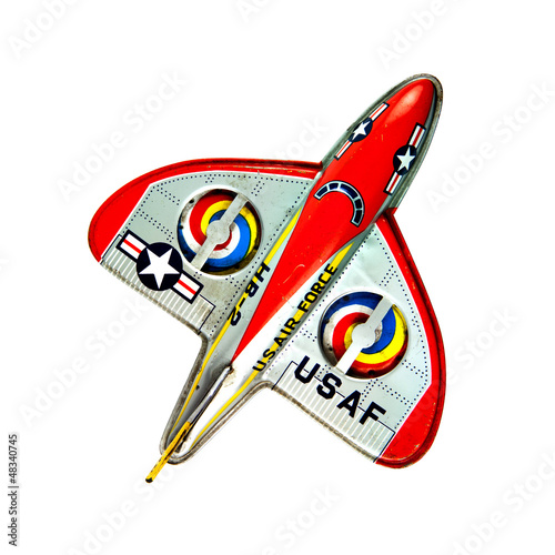 Photo: tin airplane tin airplane