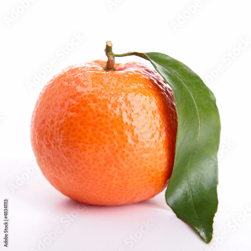 Photo: clementine isolated on white clementine isolated on white