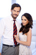Photo: Smiling attractive young couple Smiling attractive young couple