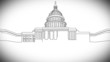 The White House handdrawn design