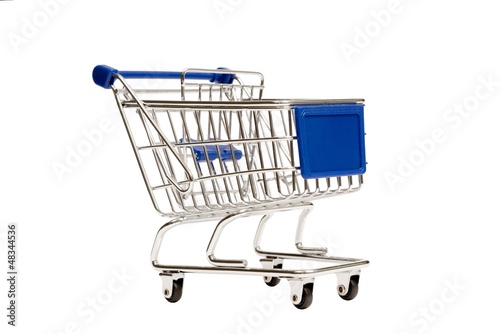 Photo: Shopping Cart Isolated XXXL Shopping Cart Isolated XXXL