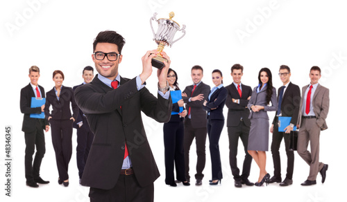 Photo: winning business team winning business team