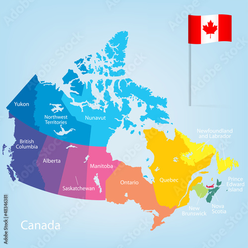 Vector: Canada_Map Canada_Map