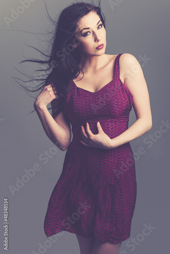 Photo: the purple dress the purple dress