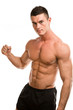 fist muscular man