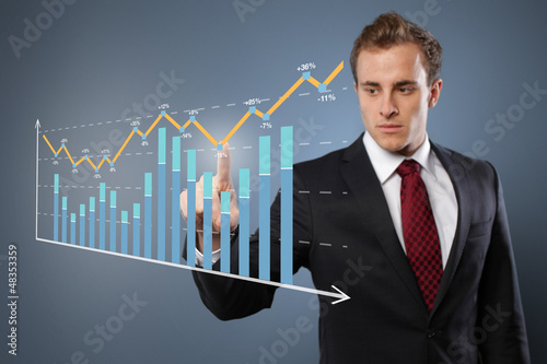 Photo: Man with Chart Man with Chart
