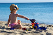 girl  on the beach