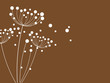 Floral background with flowers