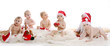 Beautiful babies on Christmas