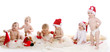 Beautiful babies on Christmas