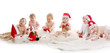 Beautiful babies on Christmas
