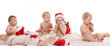 Beautiful babies on Christmas