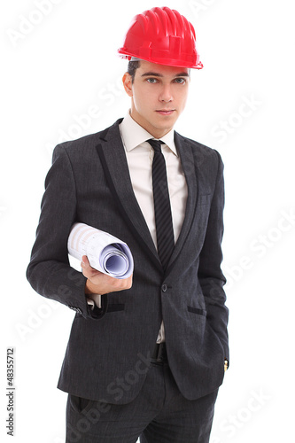 Photo: Young handsome engineer Young handsome engineer