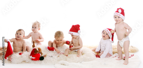 Photo: Beautiful babies on Christmas Beautiful babies on Christmas