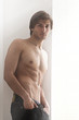 Photo: Young sexual man with naked torso Young sexual man with naked torso