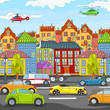 Vector: City Cartoon. City Cartoon.