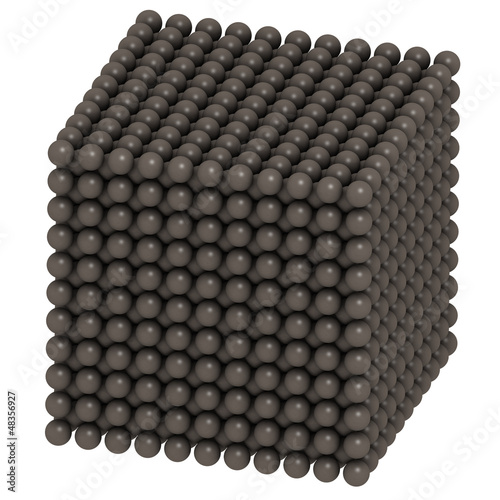 Illustration: Uranium (U), crystal structure Uranium (U), crystal structure