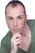 Photo: Attractive man with denim shirt Attractive man with denim shirt
