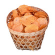 Photo: Traditional potato chips. Indonesia, Java. Traditional potato chips. Indonesia, Java.