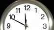 Clock close-up in time lapse