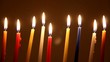 Ignition Chanukah candles