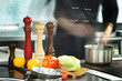Restaurant kitchen