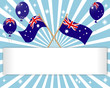 Australia Day. Festive banner.