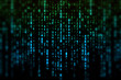 Matrix, blur background
