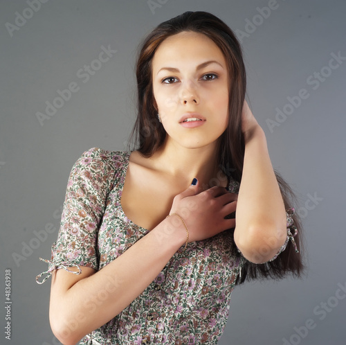 Photo: portrait of beautiful girl portrait of beautiful girl