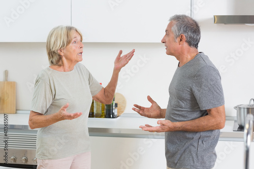 Photo: Wife quarrelling with her husband Wife quarrelling with her husband