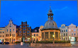 Abenlicher Marktplatz Wismar Wasserkunst