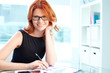 Lady in office