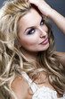 Portrait of beautiful blonde woman