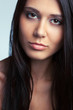 beautiful woman face portrait