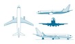 Arplanes silhouettes
