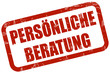 Grunge Stempel rot PERSÖNLICHE BERATUNG