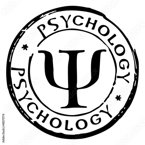 Vector: stamp psychology stamp psychology