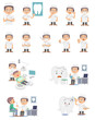 canvas print picture - Dentist - Set