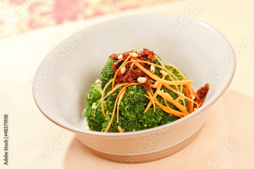 Photo: broccoli with carrot and dried tomato broccoli with carrot and dried tomato