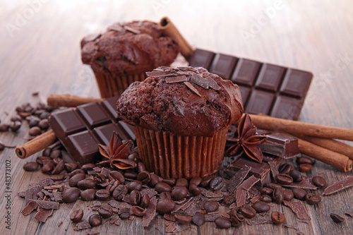Photo: chocolate muffin chocolate muffin