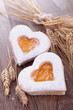 heart shape biscuit