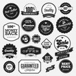 Set of badges and stickers for sale