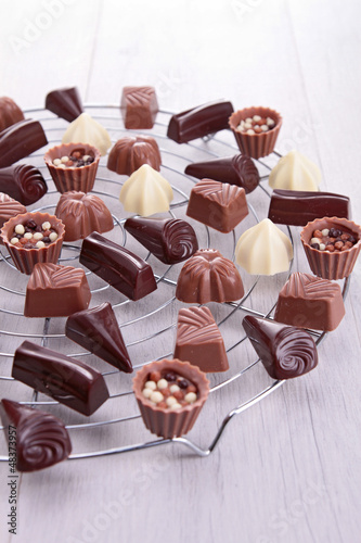 Photo: assortment of chocolates assortment of chocolates