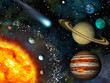 Illustration: Realistic 3D Solar System Wallpaper Realistic 3D Solar System Wallpaper